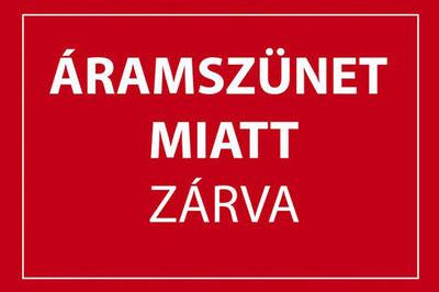 áramszünet