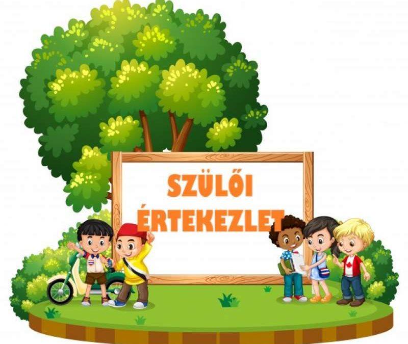 szülői értekezlet